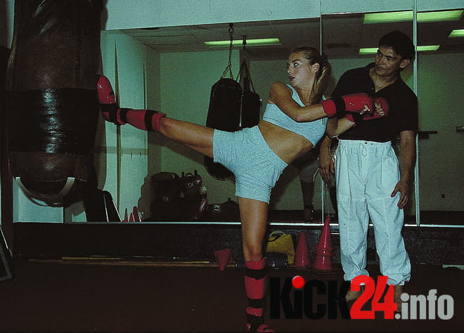 Denise Buick beim Kicking