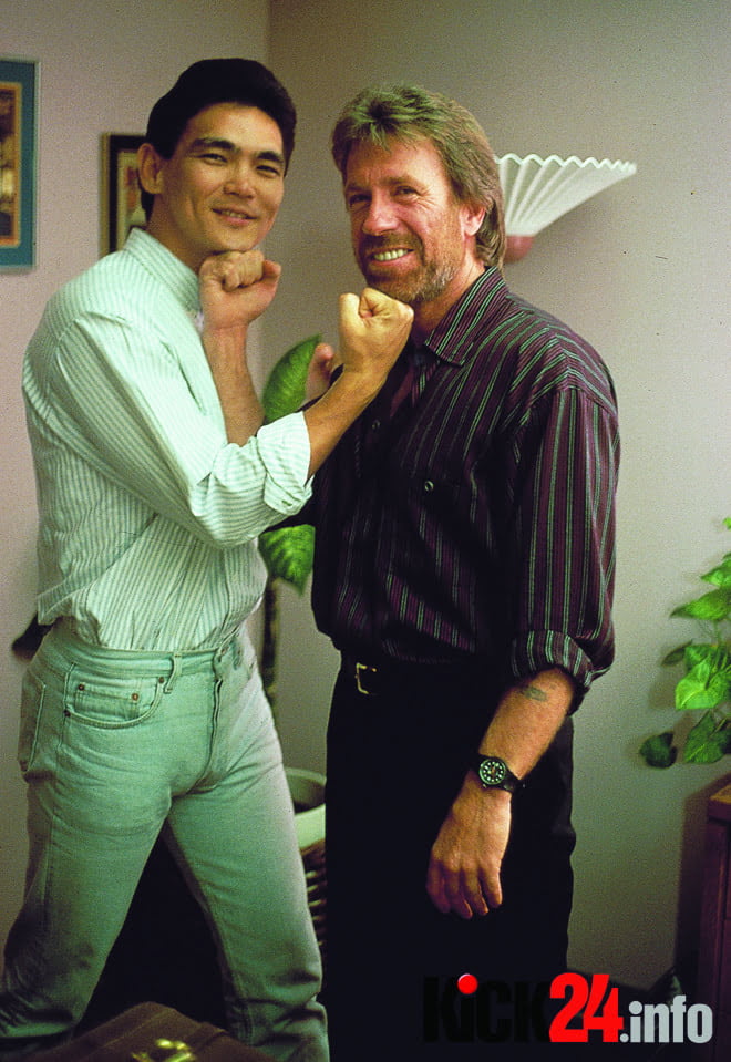 Chuck Norris mit Don Wilson